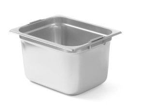 Pojemnik GN 1/2 z chowanymi uchwytami– 325x265 mm