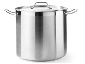 Garnek wysoki Profi Line z pokrywką, dno "Sandwich" 16 l; śr, 280 x 260 h