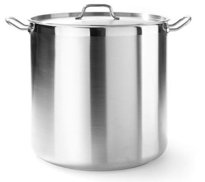 Garnek wysoki Profi Line z pokrywką, dno "Sandwich" 37 l; śr, 360 x 360 h