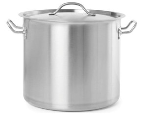 Garnek średni - z pokrywką Budget Line 9 l; śr, 250 x 180 h