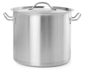 Garnek średni - z pokrywką Budget Line 32 l; śr, 400 x 260 h