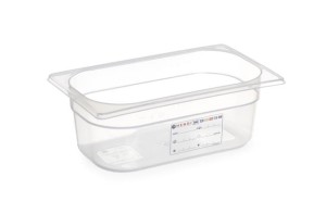 Pojemnik GN 1/4 HACCP - 265x162xh100 mm
