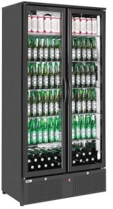 Szafa chłodnicza chłodnicza na napoje| 2-drzwiowa | 477L | 0,365kW | 230V | 900x530x1820mm | 2 LATA GWARANCJI