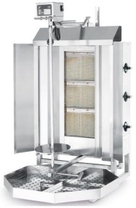 Kebab | Gazowy | 3-strefowy | 9,75kW | 240V | 470x550x960mm