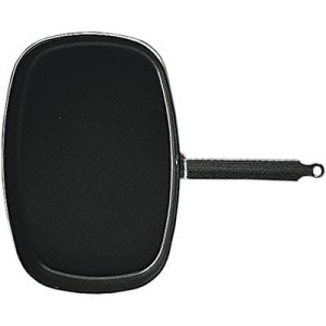 Patelnia aluminiowa | nieprzywierająca do ryb | 380x260 mm