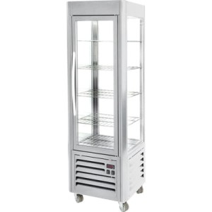 Witryna chłodnicza 7-poziomowa | 5 x ruszty chromowane | 535x495 mm | 600x630x1850 mm