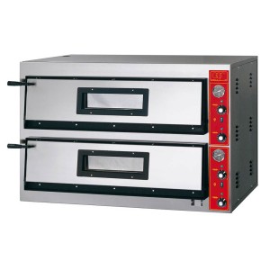 Piec do pizzy E-Line | 2x6x30 cm | szeroki | 12,8 kW | 400 V |1150x735x750 mm