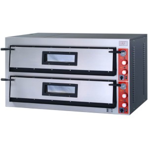 Piec do pizzy F-Line | 2x9x36 cm | szeroki | 26,4 kW | 400 V | 1370x1200x750 mm