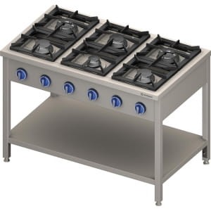 Kuchnia gazowa wolnostojąca | 1200x700 mm | 36,5 kW | G30/37 mbar