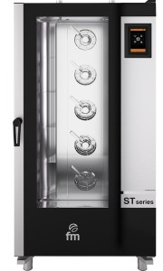 Piec konwekcyjno-parowy gazowy | dotykowy | 20xGN 1/1 | 38 kW | 880x1100x1900 mm | 3 lata gwarancji