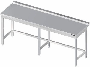 Stół przyścienny bez półki 2800x700x850 mm spawany