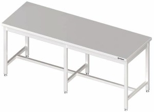 stół centralny bez półki 2400x700x850 mm spawany