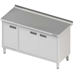 stół przyścienny z drzwiami skrzydłowymi 1500x700x850 mm