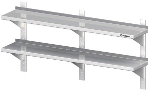 półka wisząca, przestawna,podwójna 1600x400x660 mm