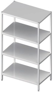 regał magazynowy,półki pełne 800x600x1800 spawany