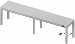 nadstawka grzewcza na stół pojedyncza 1800x400x400 mm