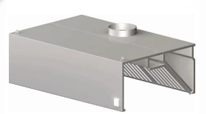 Okap przyścienny skrzyniowy 4400x800x450 mm