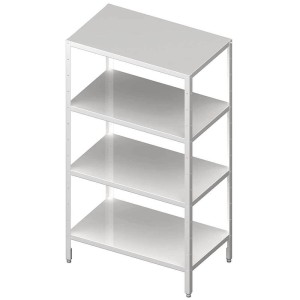 Regał magazynowy | półki pełne | 1300x700x1800 mm | skręcany