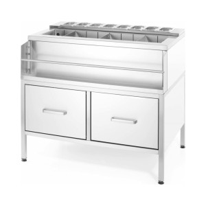 Bostońska Stacja Barowa Oxygen | 1000x650x(H)900 mm