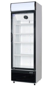 Szafa chłodnicza przeszklona LG 350F | 350l | 620x660x1935mm