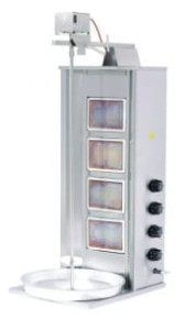 Gyros | 4 palniki | wsad do 60kg