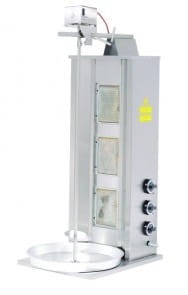 Gyros | 3 palniki | wsad do 40kg