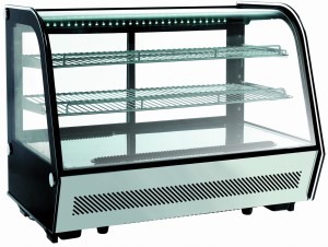 Witryna chłodnicza | cukiernicza | nablatowa  RTW160 | LED | 160l