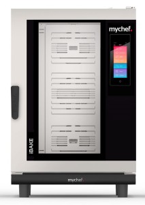 Piec konwekcyjno-parowy gazowy | piekarniczo-cukierniczy | automatyczny system myjący | 10x600x400 |  20 kW | 230 V | Mychef iBake 10G