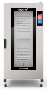 Piec konwekcyjno-parowy gazowy | z wózkiem | piekarniczo-cukierniczy | automatyczny system myjący | 16x600x400 |  40 kW | 230 V | Mychef iBake MAX 16G