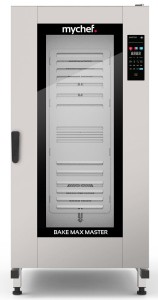 Piec konwekcyjno-parowy gazowy | z wózkiem | piekarniczo-cukierniczy | automatyczny system myjący | 16x600x400 |  40 kW | 230 V | Mychef BAKE MAX MASTER 16G