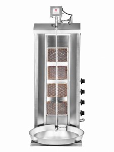 Gyros | opiekacz gazowy do kebaba | 4 palniki | wsad do 60kg | RQ43034 | Linia Budget