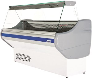 Lada chłodnicza WCH 0.8 2.5 | szyba prosta | 2490x825x1230mm