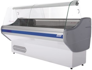 Lada chłodnicza WCH G0.8 2.5 | szyba gięta | 2490x825x1230mm