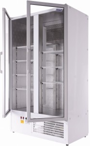 Szafa chłodnicza CC 1600 GD | drzwi przeszklone | 1377 l | 1600x700x1990 mm