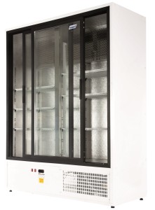 Szafa chłodnicza CC 1400 SGD | drzwi przeszklone przesuwne | 1195 l | 1400x650x1990 mm