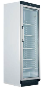Szafa chłodnicza USS 374 DTK | drzwi przeszklone | 372 l | 595x640x1840 mm