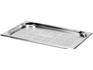 Pojemnik gastronomiczny perforowany ze stali nierdzewnej  GN 1/1 | 20 mm