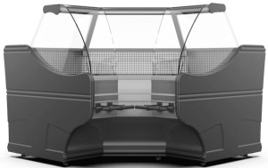 Lada chłodnicza Wega narożna WCh-6/1BNw | 1540x1540x1250mm