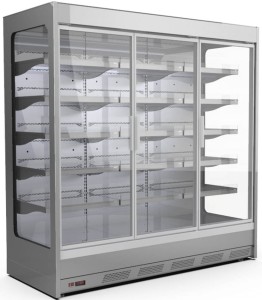 Regał chłodniczy RCh-5/1 VERMELLO | 1250x815x2030mm | pod agregat zewnętrzny |