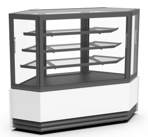 Witryna cukiernicza ELLADA NZ N | neutralna | 1300x1300x1480 mm