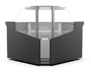 Lada chłodnicza CARMEN WCh-8 Nw LS-080 | narożnik zewnętrzny | 1350x1350x1250 mm