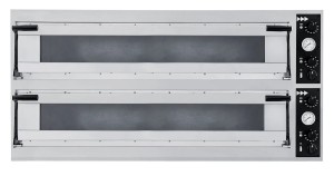 Piec do pizzy Trays  66L Glass, 2-komorowy, 400V, 20,4 kW, 1500x1074x(H)745 mm
