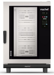 Piec konwekcyjno-parowy elektryczny | piekarniczo-cukierniczy | automatyczny system myjący | 10x600x400 |  18,9 kW | 400 V | Mychef BAKE MASTER 10E  TSC | System TSC - najwyższa stabilność temperatury