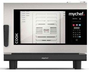 Piec konwekcyjno-parowy elektryczny | automatyczny system myjący | 4xGN1/1 | 6,3 kW | 400 V | Mychef COOK MASTER 041E TSC | System TSC - najwyższa stabilność temperatury