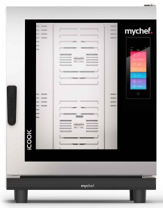 Piec konwekcyjno-parowy elektryczny | automatyczny system myjący | 10xGN2/1 | 27,9 kW | 400 V | Mychef iCook 102E TSC | System TSC - najwyższa stabilność temperatury