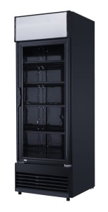 Witryna chłodnicza przeszklona czarna 382L | LG 382BF BLACK