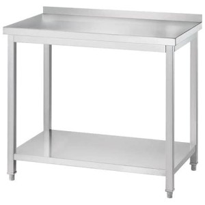 Stół przyścienny | 1400x700x850 mm | półka | skręcany 