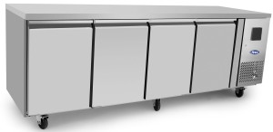 Stół chłodniczy 4-drzwiowy | EPF 3442GR | Atosa  | 0,4 kW | 560 l | 2230x700x715 mm | 2 lata gwarancji