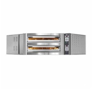Piec narożny do pizzy Cuppone Caravaggio | CR535/2 CD | 5+5x36 cm | 9,7+9,7 kW | 1212x1406x777 mm