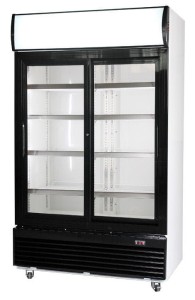 Szafa chłodnicza przeszklona 1000 l  |  LG 1000S BLACK |  1200x745x2040